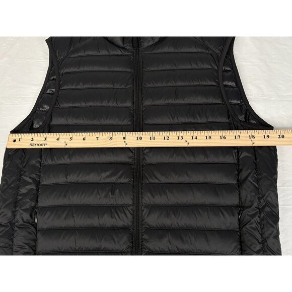 Uniqlo Ultralight Down Puffer Vest Women’s Small Black Full Zip Packable - Picture 10 of 13